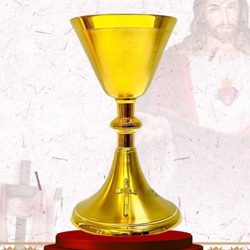 Plain Gold Chalice with Flared Foot