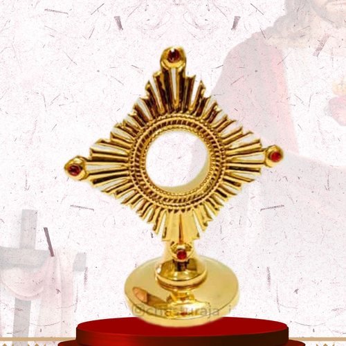 Gold Lozenge Monstrance with Rays