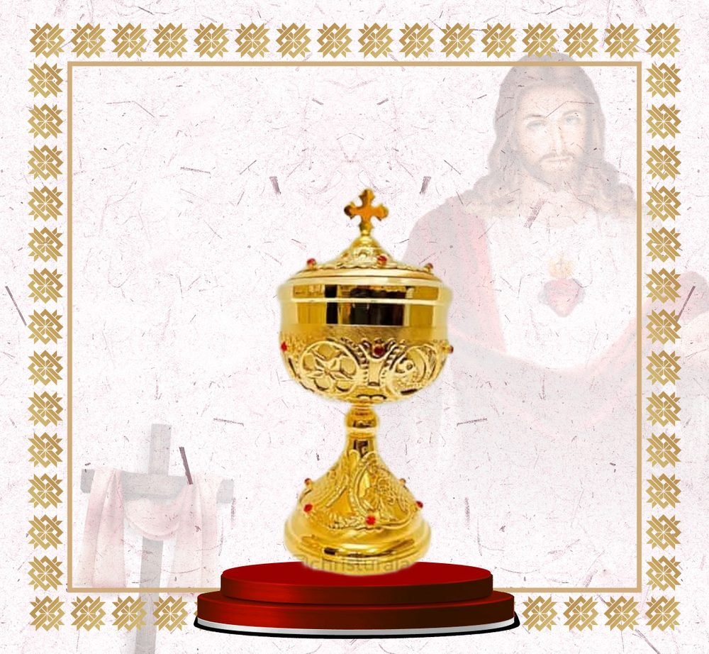 Ornate Jewelled Gold Ciborium