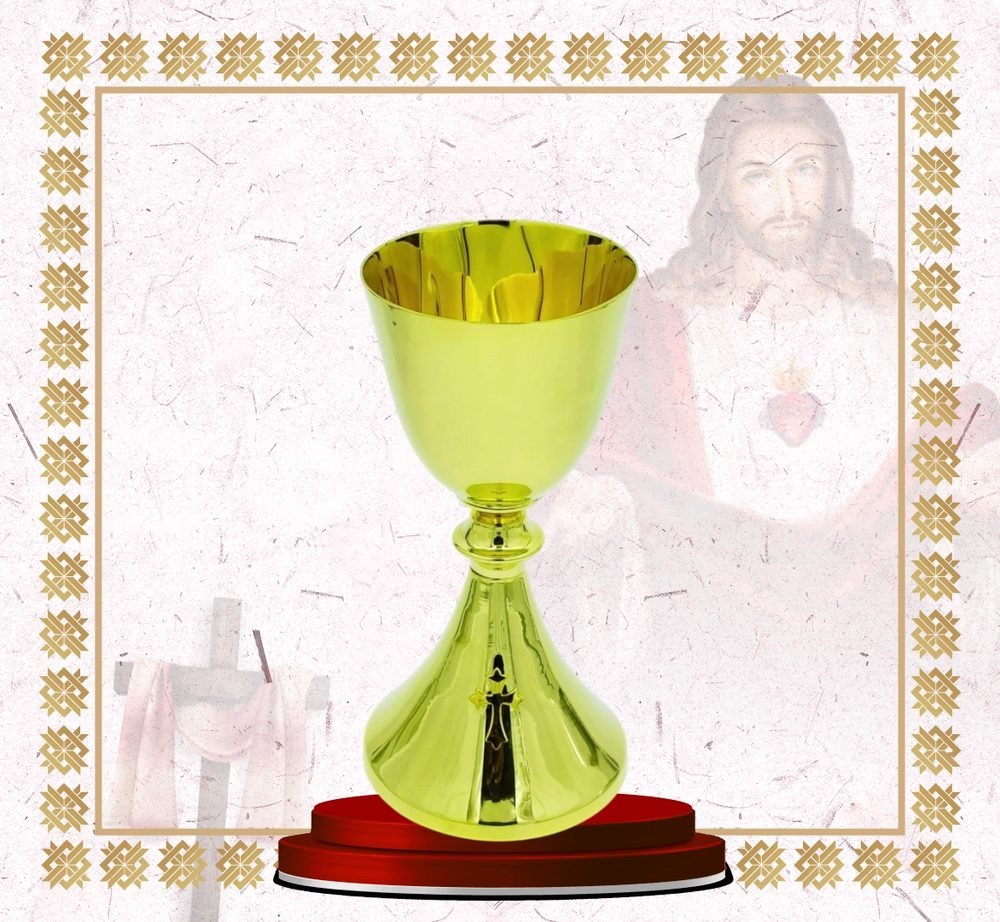 Polished Gold Chalice and Paten Set CHN8