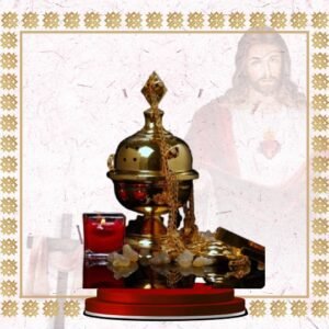 thurible – gold plated with chains