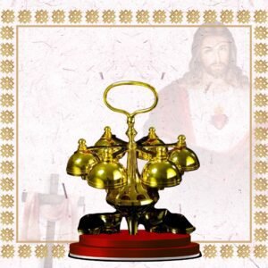altar bells – gold plated (6 bells)