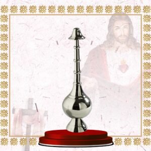 holy water sprinkler – nickel plated