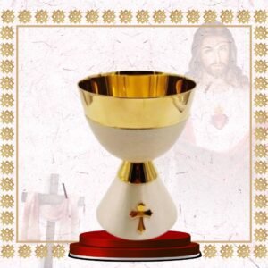 chalice & paten set with cut out cross (copy)