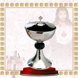 ciborium – gold plated with cross lid (copy)