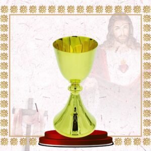 golden & silver finish chalice with embedded stones (copy) (copy)