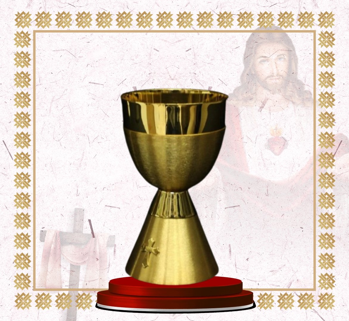 golden & silver finish chalice with embedded stones (copy) (copy) golden & silver finish chalice with embedded stones (copy) (copy)