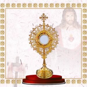 monstrance – ornate starburst with gem accents (copy)