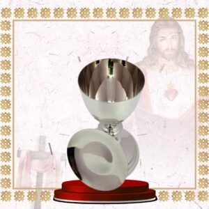 chalice & paten set – gold & silver with cross and gemstones (copy)