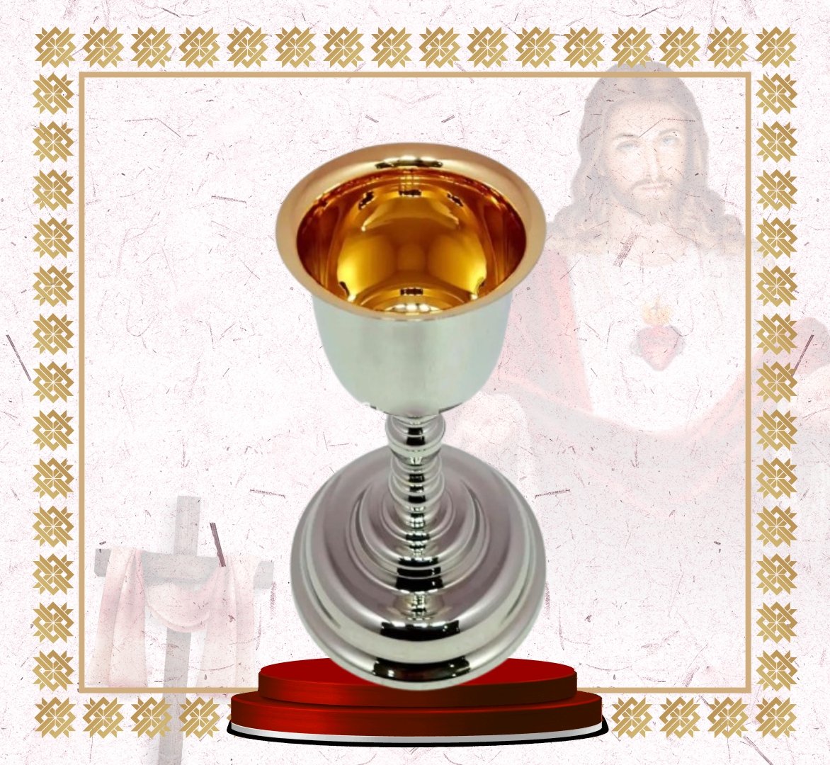 chalice & paten set – polished nickel finish (copy) chalice & paten set – polished nickel finish (copy)