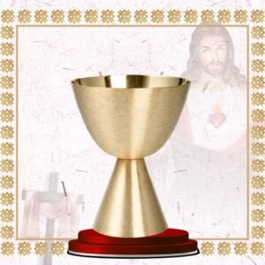 chalice – brushed gold plated (modern design)