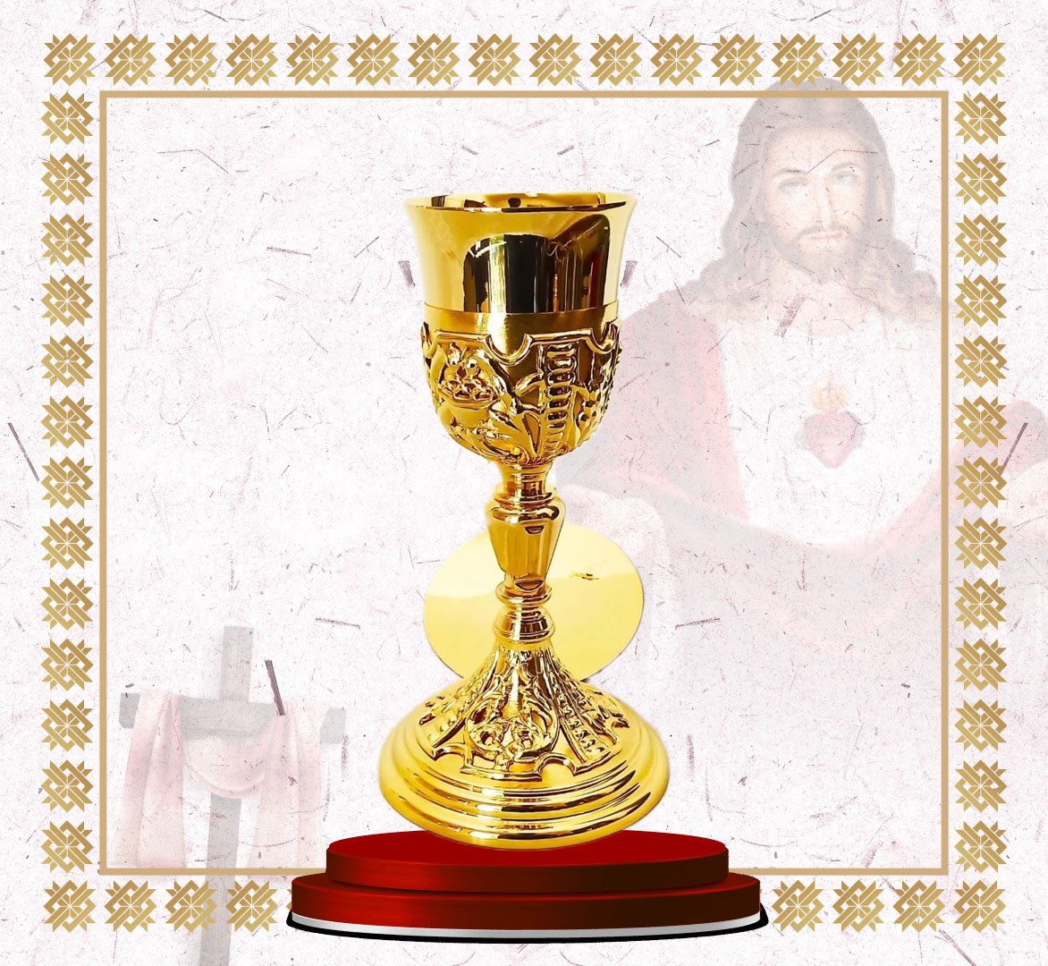 chalice & paten set – two tone silver & gold design (copy) chalice & paten set – two tone silver & gold design (copy)