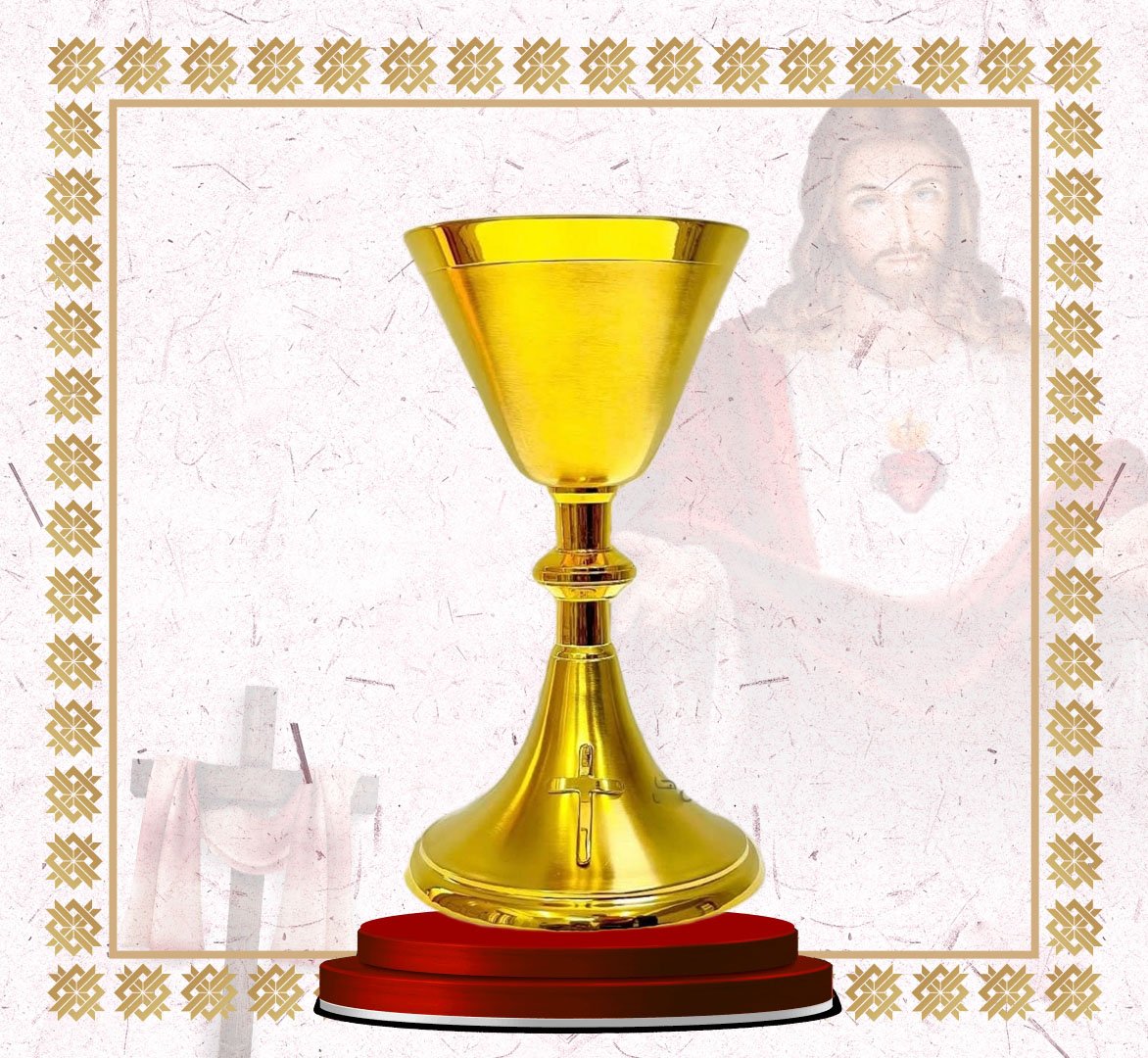 chalice – ornate gold plated with gothic floral design (copy) chalice – ornate gold plated with gothic floral design (copy)