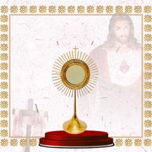 golden sunburst monstrance